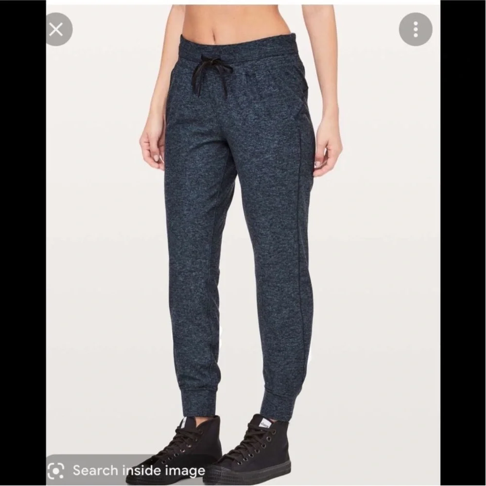 Lululemon Ready‎ to Rulu Joggers Blue Heather Size 10